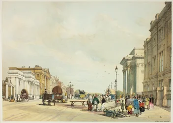 Hyde Park Corner, placa quinze de Original Views of London as It Is