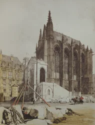A Sainte Chapelle, da Arquitetura Pitoresca em Paris, publicou 1839