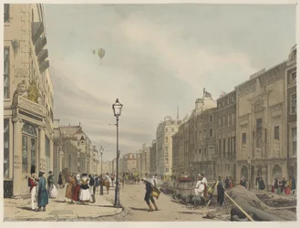 Londres como ela é: Piccadilly, olhando para o leste em direção à cidade