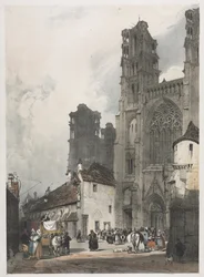 Arquitetura pitoresca em Paris, Ghent, Antuérpia, Rouen: Laon, França