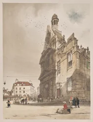 Arquitetura pitoresca em Paris, Ghent, Antuérpia, Rouen: St. Etienne du Mont, Paris