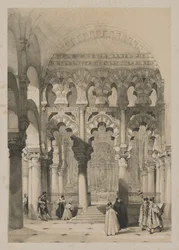 Esboços pitorescos na Espanha: a mesquita, Cordova, 1837.