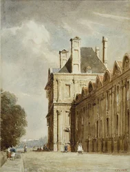 O Pavillon de Flore, c.1835 (aguarela)