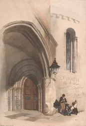 Página de título de um conjunto de Litografias de Londres