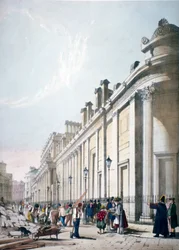 Vista do Banco da Inglaterra Cidade de Londres, 1842