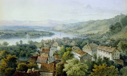 Uma vista de Karlsruhe
