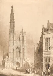 Vista da Catedral de Antuérpia