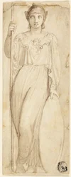 Athena, ou Britannia identificada como Athena