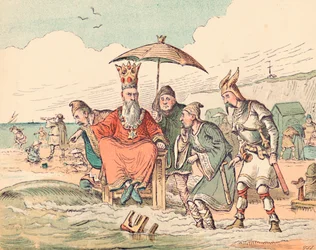 Canute e seus cortesãos, c1884
