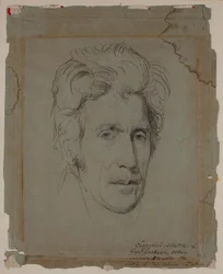 Andrew Jackson, após a Batalha de Nova Orleans, c.1815 (desenho)