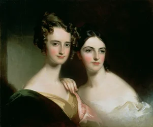 Retrato de Ellen e Mary McIlvaine