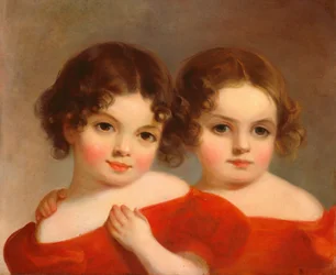 As Irmãs Leland, c.1830 (óleo sobre tela)