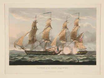 Captura do Argus, agosto. 14, 1813