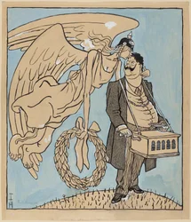 O Rolando de Berlim; Simplicissimus IX/13, 1905