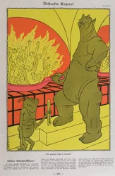 O Diabo Queimando os Descrentes, de 