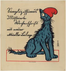 Cartaz de publicidade para o Simplicissimus