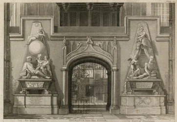 Entrada, coro, westminster, abadia, londres