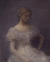 Moça sentada, 1896.