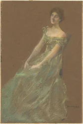 O vestido verde