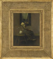 The Mirror, 1907 (óleo sobre painel de madeira)