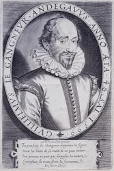 Retrato de Guillaume Le Gangneur (1553-1624), secretário da câmara do rei da França