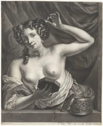 Mulher em uma janela