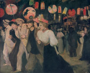 14 de julho de 1895 em Montmartre Montmartre, 14 de julho de 1895, 1895.