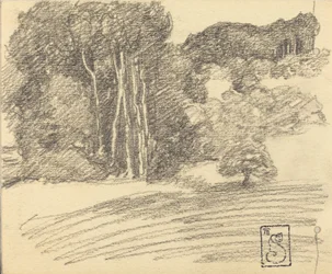 A Floresta em Courdemanche, 1895.