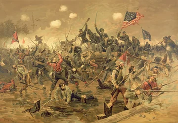 Batalha de Spottsylvania (cor litho)