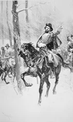 Retrato do General Nathan Bedford Forrest (litho)