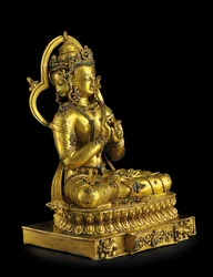 Figura de Vairochana, Densatil (bronze dourado) (ver também 876882-4)