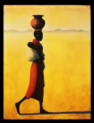 Mulher andando, 1990