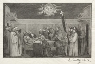 Velhos mestres italianos: morte de São Francisco, 1888-1892.