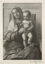 Velhos mestres italianos: Madonna e Criança, 1888-1892.
