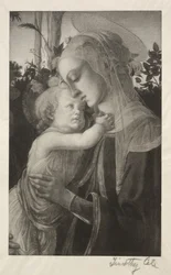 Velhos mestres italianos: Madonna e Criança, 1890.