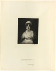 Retrato da Sra. Siddons, dos antigos mestres ingleses