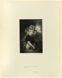 Princesa Sophia, filha de George III, dos antigos mestres ingleses