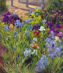 Íris e sombras da casa de verão, 1996