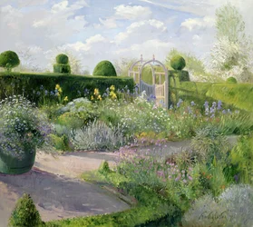 Íris no jardim de ervas, 1995
