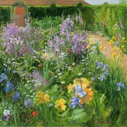 Goivos, dedaleiras e íris, 2000