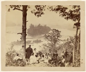 [High Island, acampamento de verão do general Spinner, tesoureiro dos Estados Unidos]