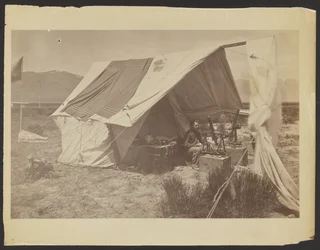 [Sr. J. Terrey Gardner como U.S. Grant, 40th Parallel, Ruby Valley, Nevada]