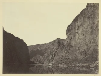 Cañon Negro, rio Colorado, visto a jusante do acampamento Big Horn