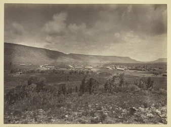 Vista distante de Camp Apache, Arizona