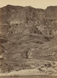 Parede no rio Colorado do Grand Canyon, 1872 (foto)