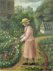 Mulher inglesa (Sra. Nicholas de Copford Place, 96 anos de idade)