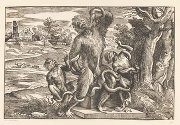 Caricatura no grupo Laocoonte