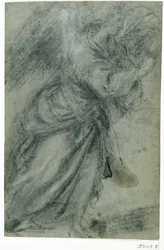 Anjo da Anunciação (giz sobre papel)