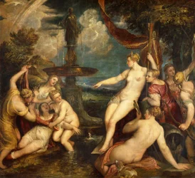 Diana e Callisto, de Ticiano (ca 1490-1576), óleo sobre tela