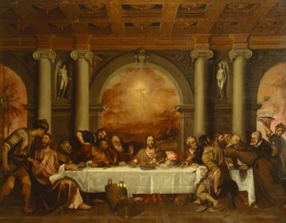 Sketch for Last Supper, de Titian (ca 1490-1576)